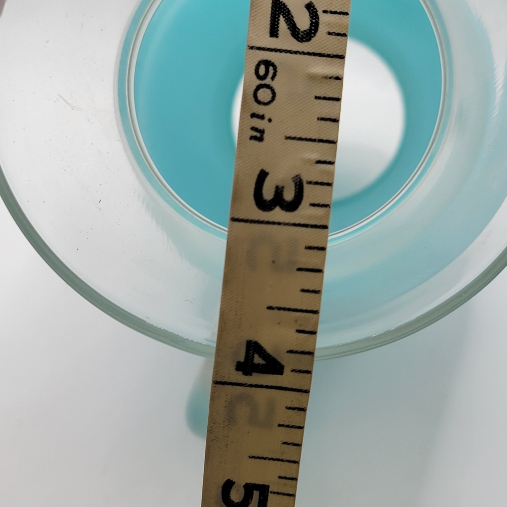 VTG Blue Bleno Pitcher | Gold Trim | 9.5" - Picture 9 of 11